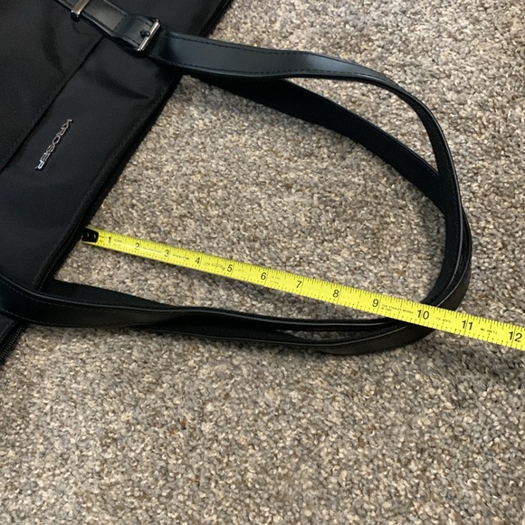 Kroser black laptop work bag, with blue inside, lots of pockets, zipper closure - Picture 11 of 11